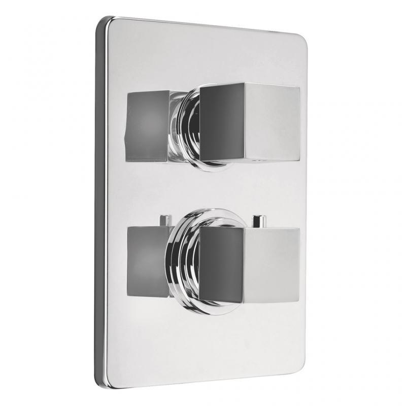 Miscelatore termostatico quadro a incasso 3 vie