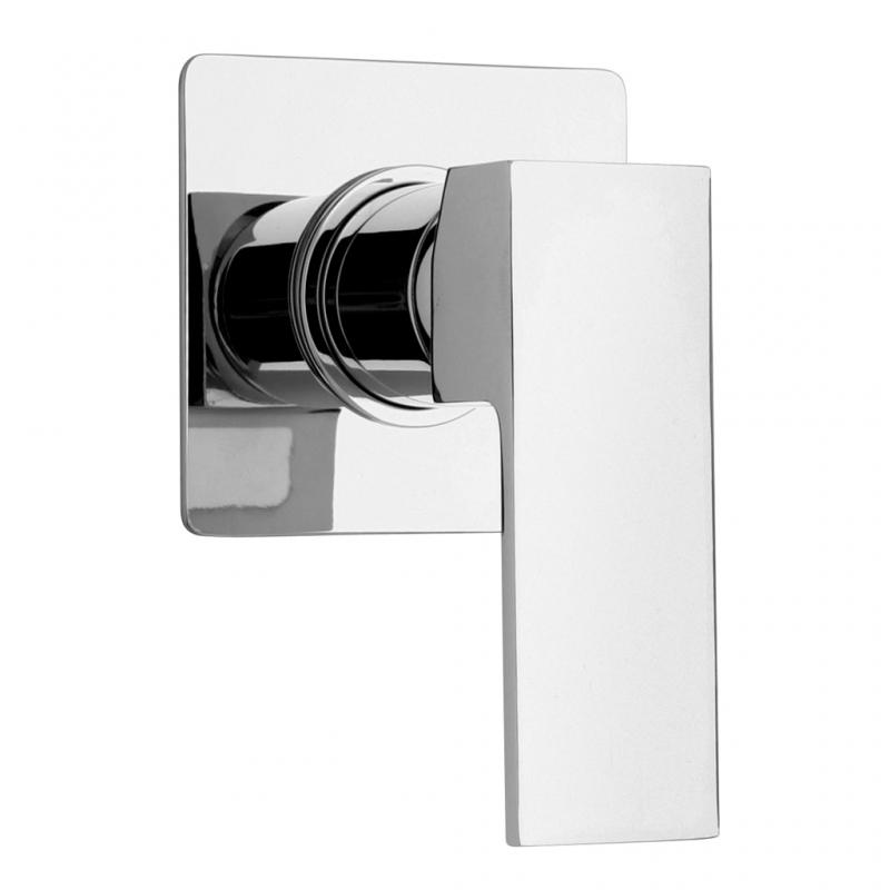 Miscelatore monocomando quadro a incasso 1 via