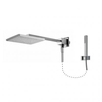 Braccio Lux con deviatore quadro + Bora