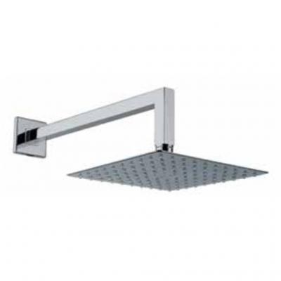 Kit braccio MINIMAL QUADRO + soffione INOX 1 mm QUADRO